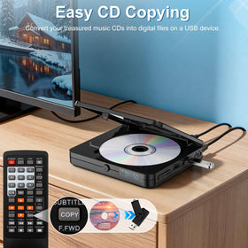Homlab disc tray open close-up demonstrating quiet upgraded drive and reliable playback