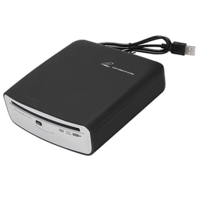 Honboom portable car CD Player front view for quick plug-and-play in vehicles.