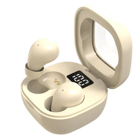 Honcas Mini Earbuds show compact design for comfortable wear all day.
