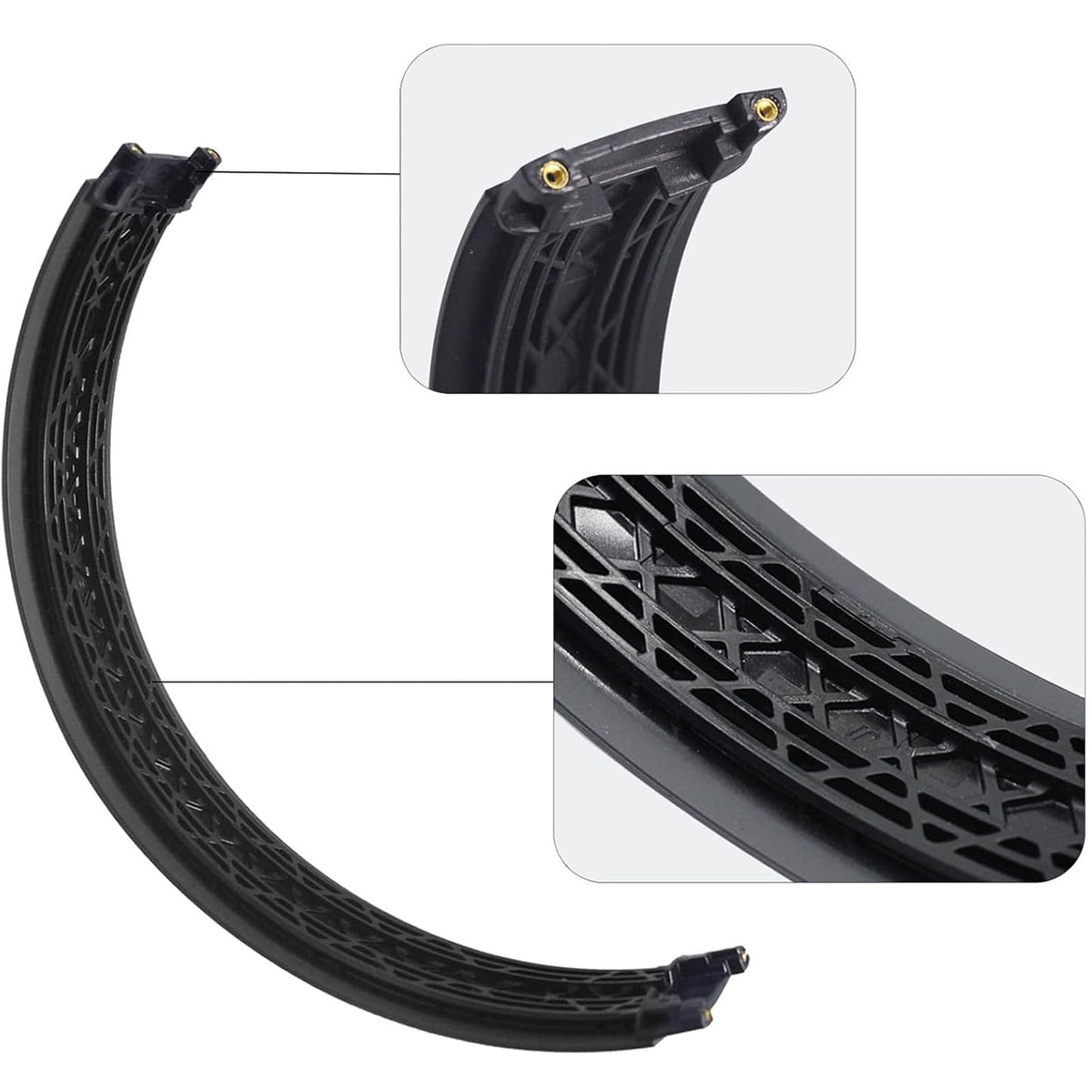 HONCUANWS polyurethane headband showcases durability and comfortable wear over extended sessions.