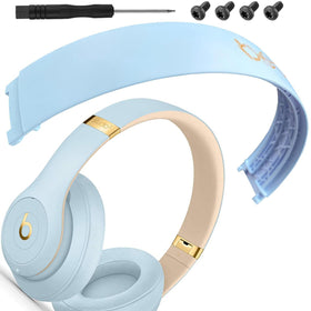 HONCUANWS Studio 3 headband replacement in crystal blue for durability.