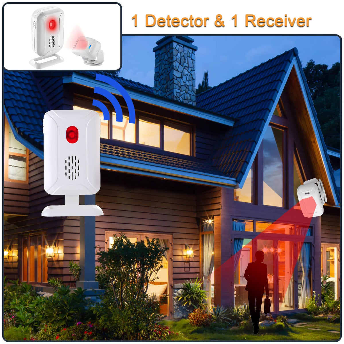 HoneTeek indoor receiver unit centralizes alerts for quick response