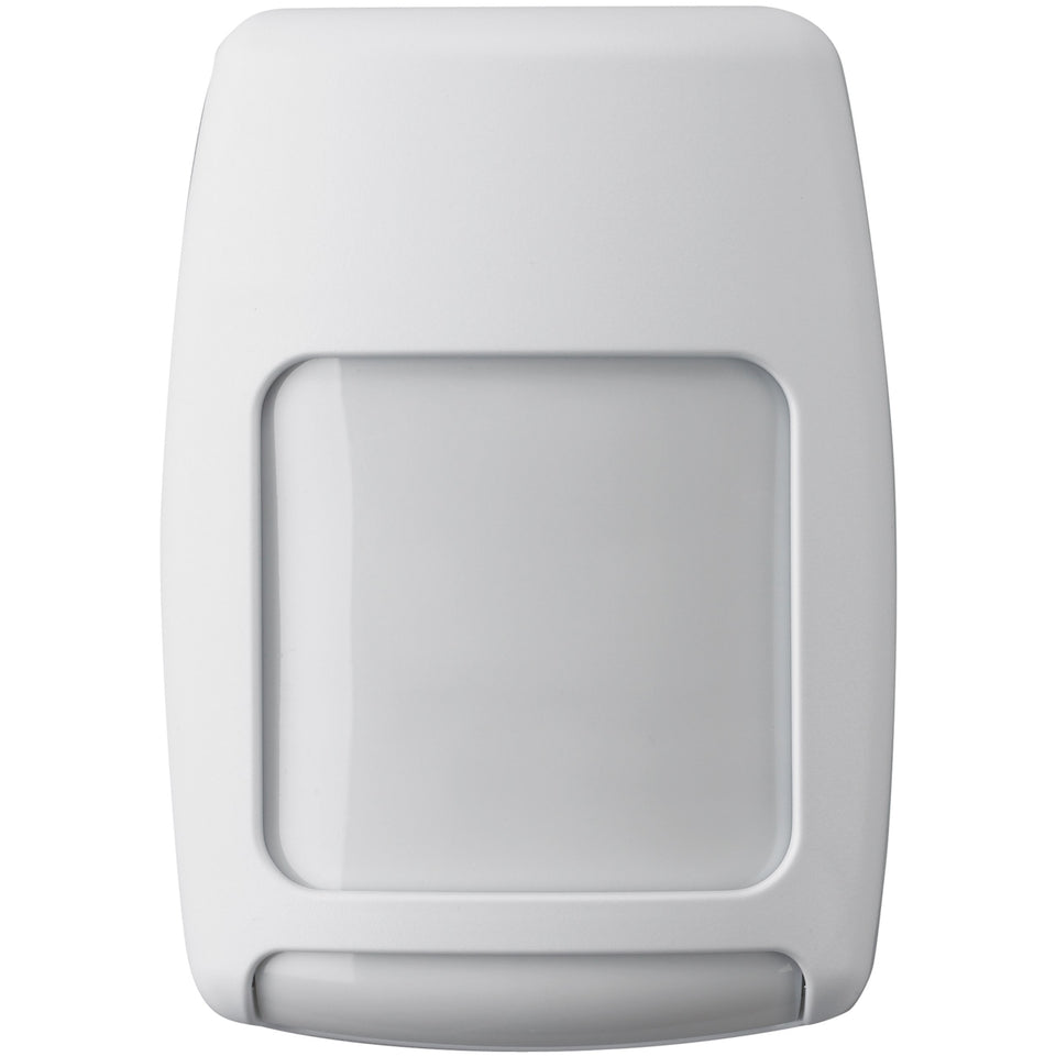 Honeywell 5800PIR motion detector front view enhances home security with wireless sensing.
