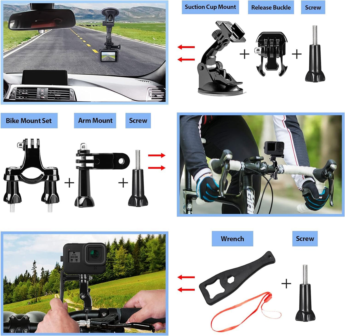 HONGDAK 3-way arm used as grip and tripod offering stable handheld shots