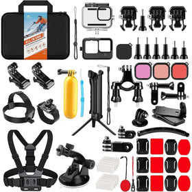 HONGDAK kit front layout showing complete 63-in-1 set and easy transport