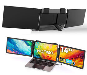 HONGO Laptop Screen Extender folded for easy storage and travel efficiency.