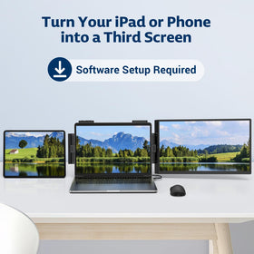 HONGO three-screen workflow with a tablet boosts productivity during busy days.