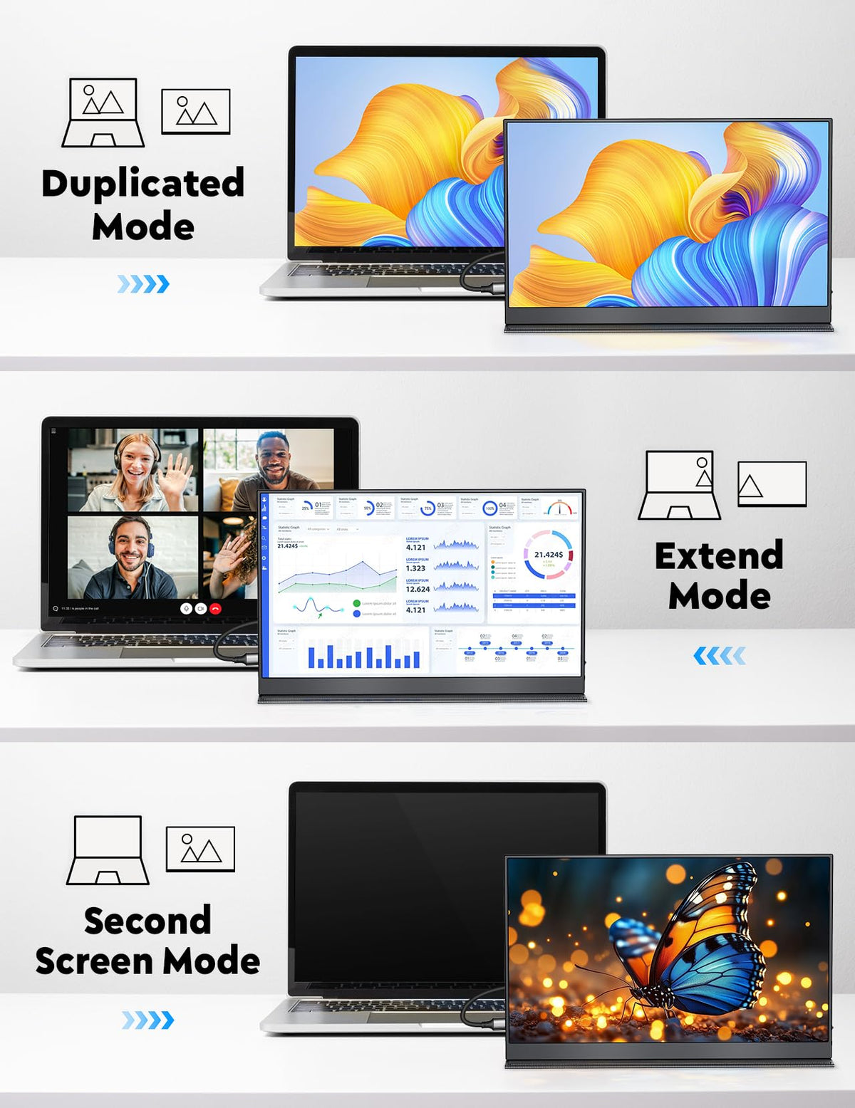 HONGO protective sleeve included keeps the monitor safe on the go.