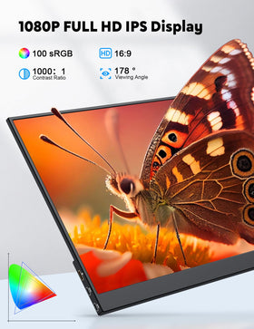 HONGO USB-C and Mini-HDMI connectivity enables easy plug-and-play across devices.