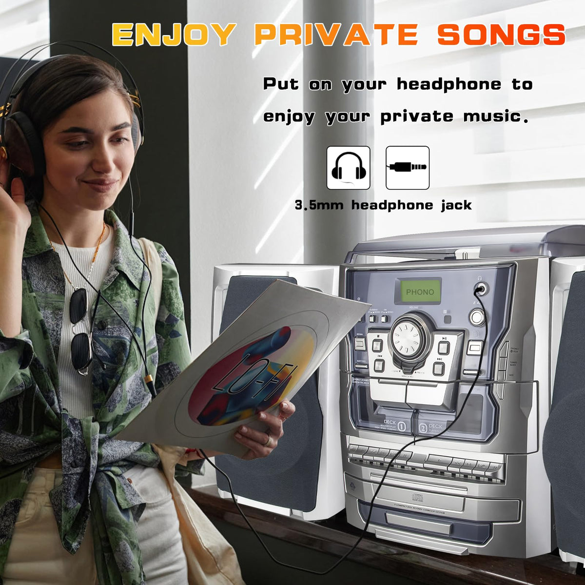 HONGUT FM radio with memory for quick access to favorite stations
