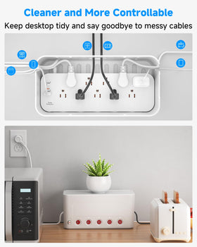 HoniHom angled flat plug head close-up that saves space behind furniture
