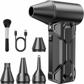 Honornic compressed air duster at 110000rpm for quick dust removal on keyboards and electronics.