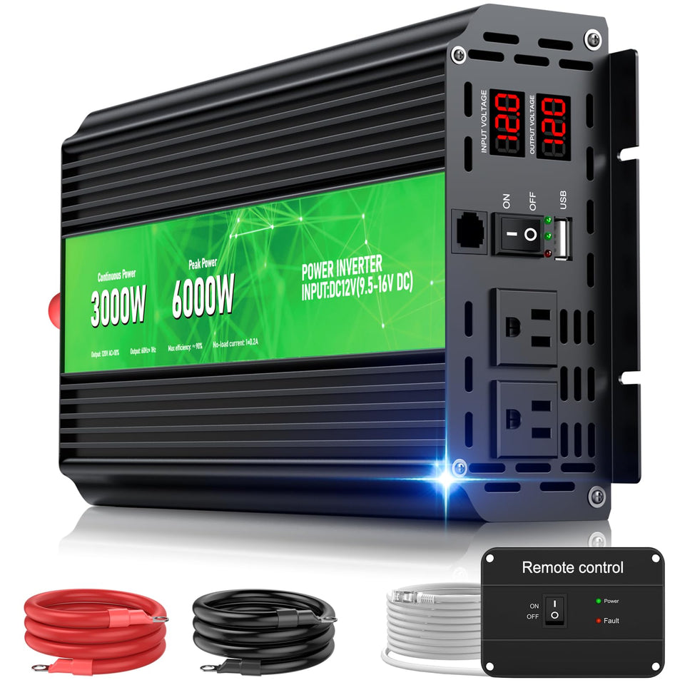 HONOURLIGHT 3000W inverter front view for portable RV power