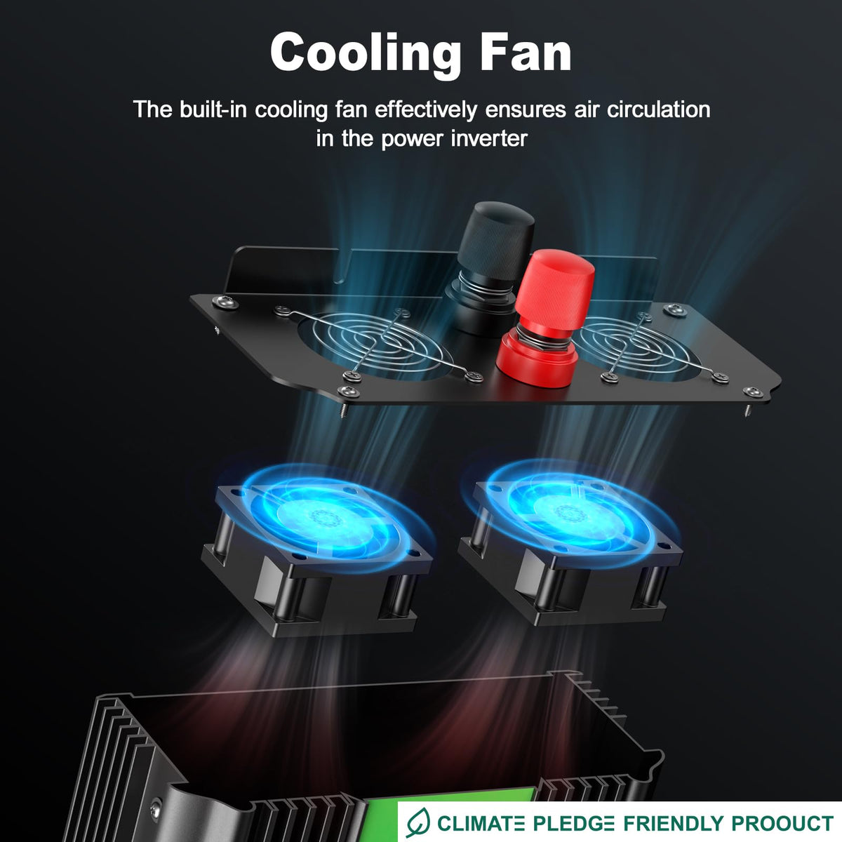 HONOURLIGHT compact design with aluminum housing and cooling fans