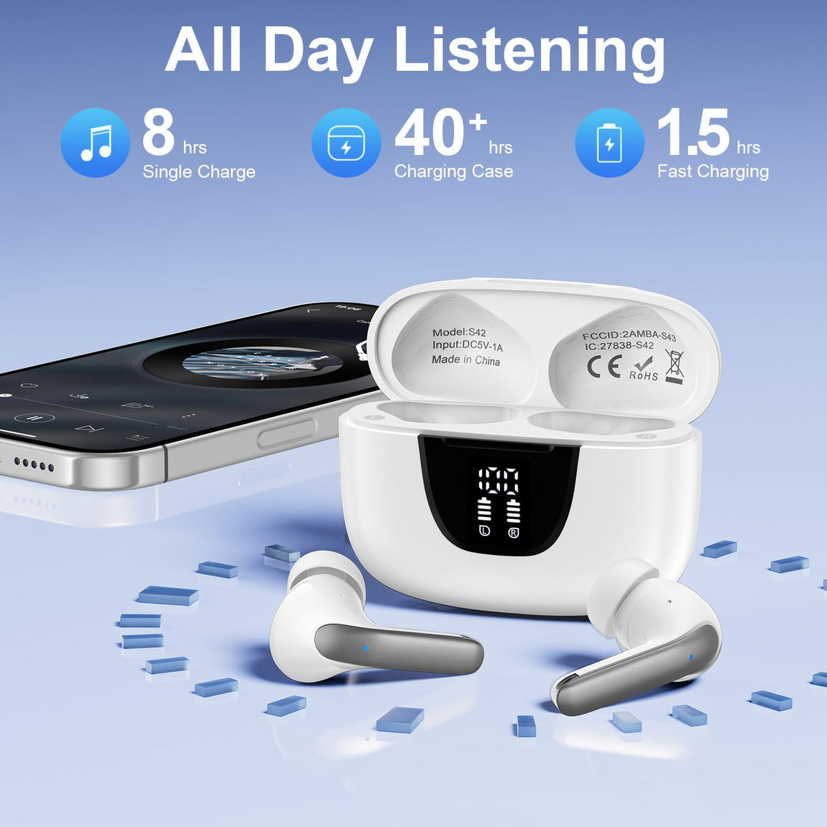 HOOTEK Bluetooth 5.3 delivers stable, low-latency connection