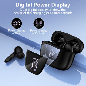 HOOTEK earbuds with three tip sizes for comfortable all-day wear