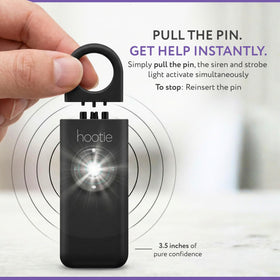 HOOTIE flashing strobe activated to increase night visibility