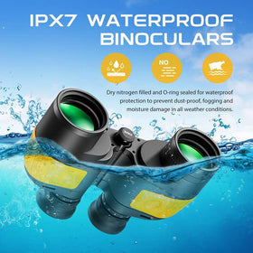 HOOWAY binoculars with illuminated compass and rangefinder for quick on-deck navigation