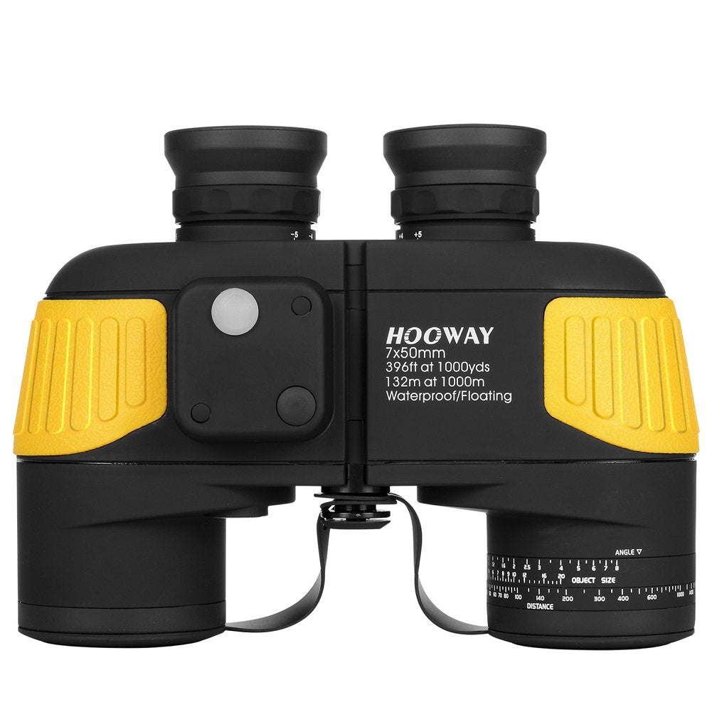 HOOWAY 7x50 binoculars waterproof and floating, ideal for boating scenarios