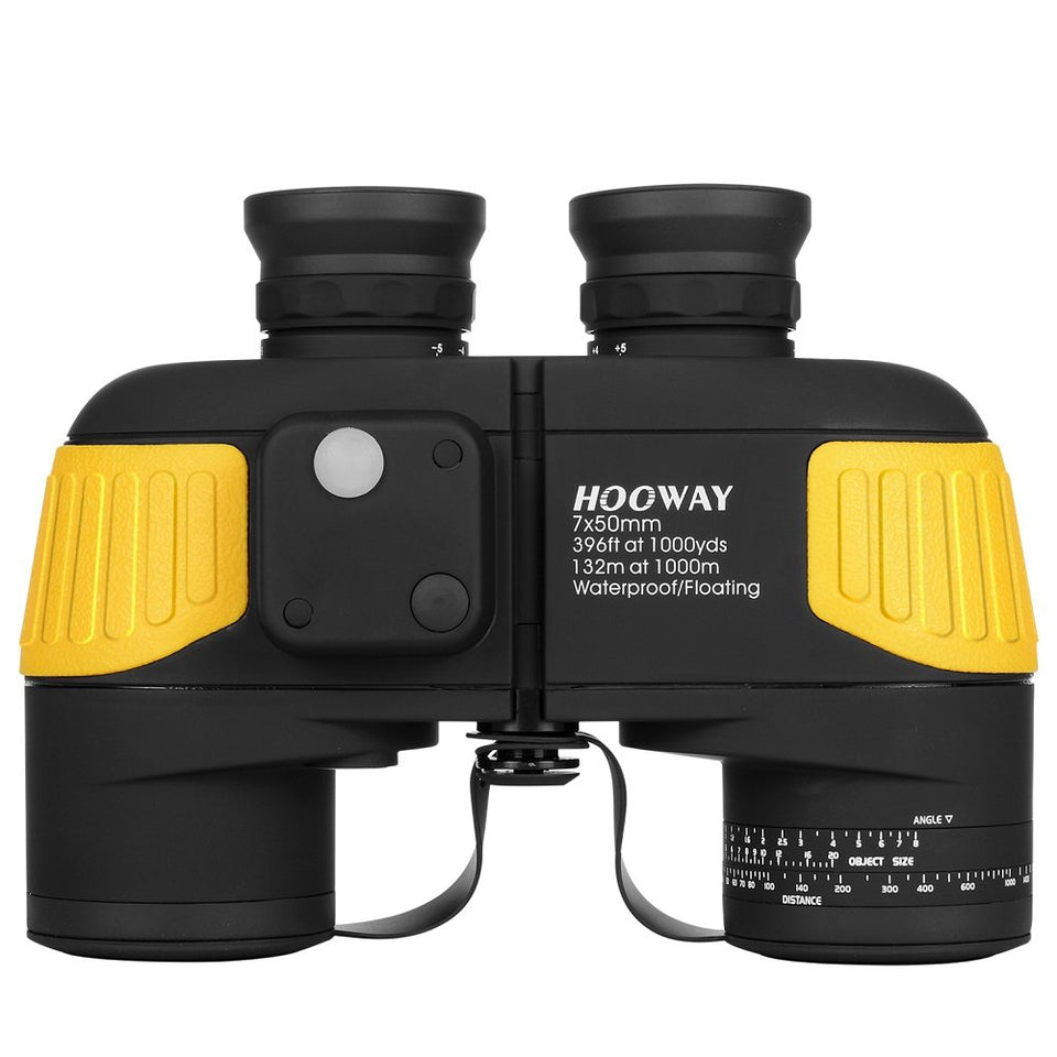 HOOWAY 7x50 binoculars waterproof and floating, ideal for boating scenarios