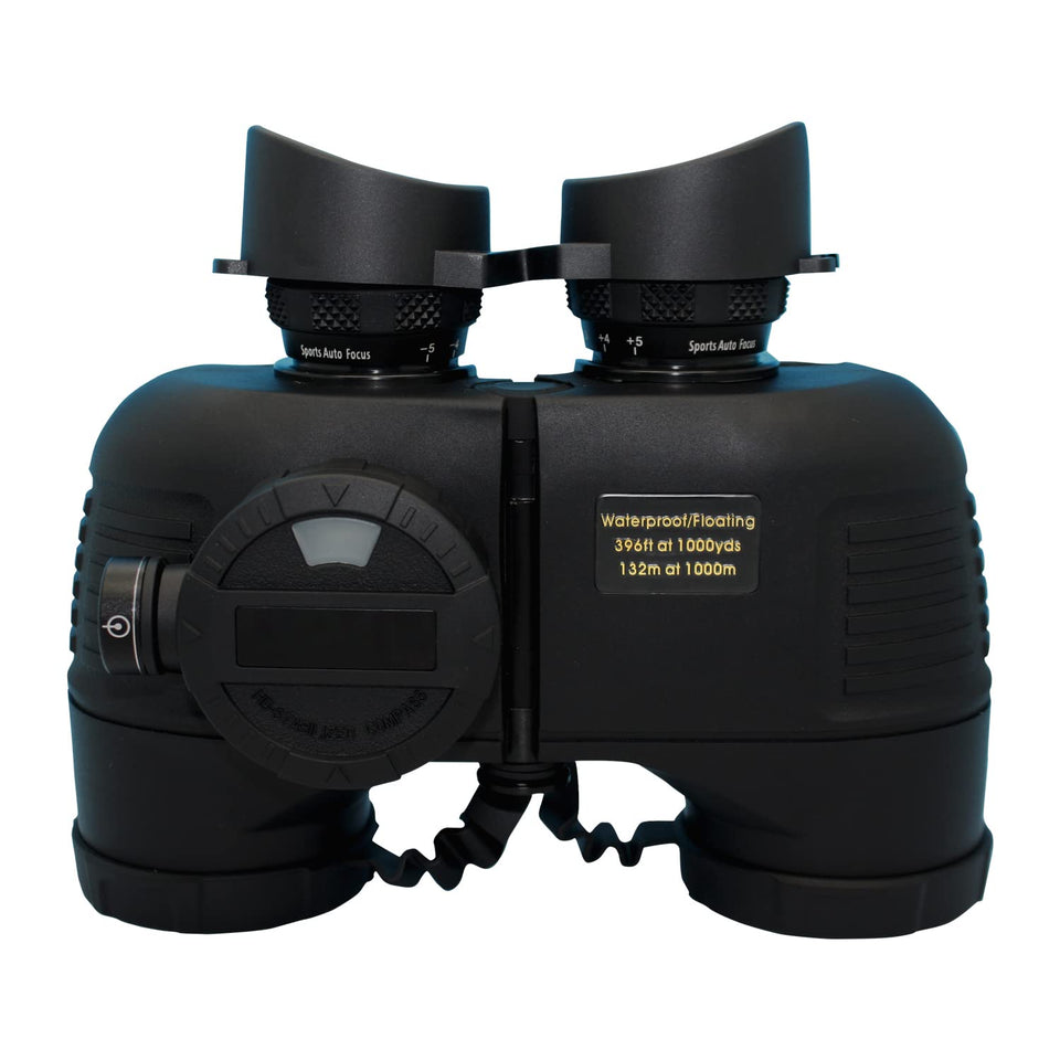 Hooway 7x50 HD binoculars with rangefinder for quick distance hints on the water.