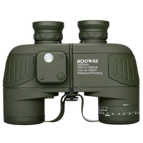 HOOWAY 7x50 waterproof floating binoculars with buoyant body for easy recovery and distant viewing