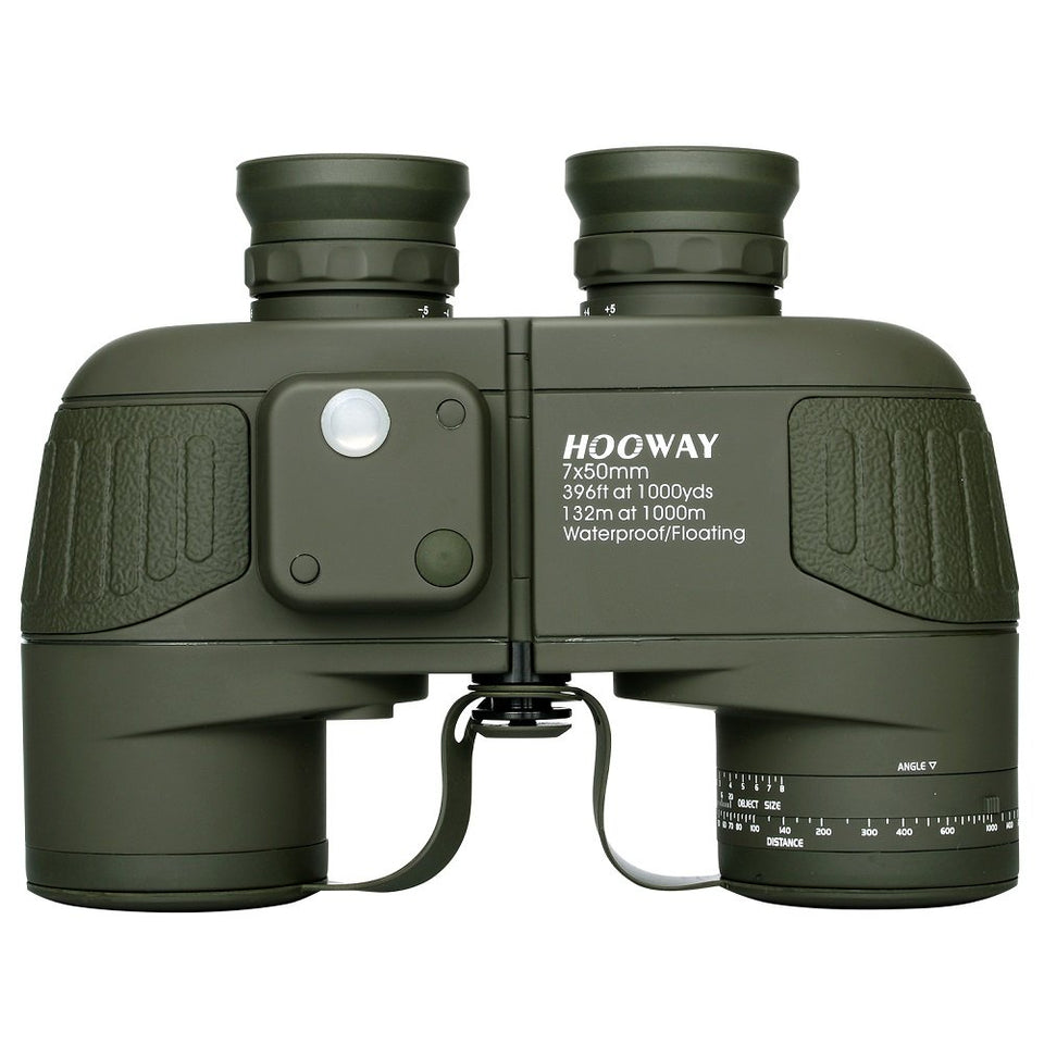 HOOWAY 7x50 waterproof floating binoculars with buoyant body for easy recovery and distant viewing