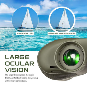HOOWAY binoculars with compass for quick navigation and orientation at sea