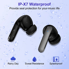 HopePow unboxing bundle image shows case and two buds ready to pair