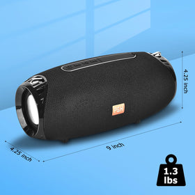 Hopjuery hands-free speaker with adjustable strap for effortless portability