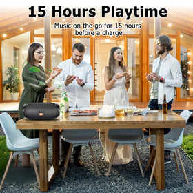 Hopjuery long battery life with 10 hours playtime and 2-hour charge
