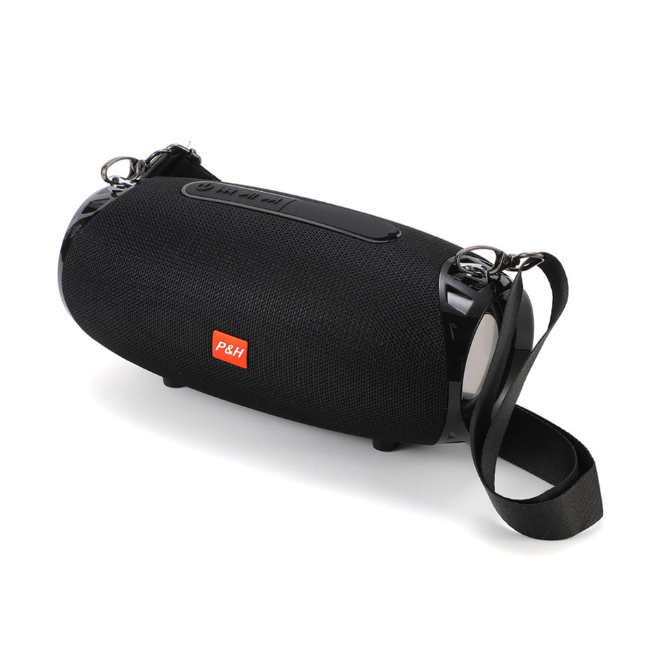 Hopjuery outdoor speaker front view highlighting IPX4 splash resistance for outdoor listening