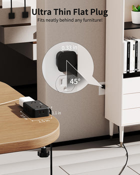HOPOW clamp detail demonstrating secure mounting and flexible desk placement