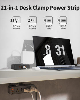 HOPOW top strip detached and portable for travel and flexible charging