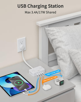 HOPOW travel-ready extension suitable for cruise cabins and travel spaces.