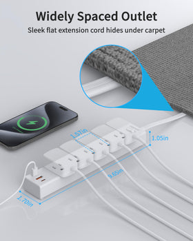 HOPOW wall mount design to organize cords