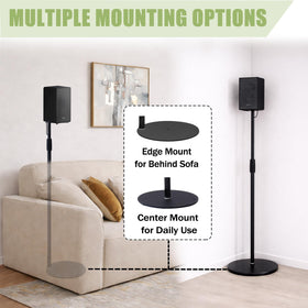 Hoqqf stands offer wall-mount capability for space-saving placement.
