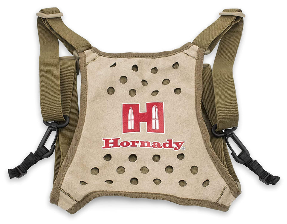 Hornady harness front view showing secure chest positioning and quick access