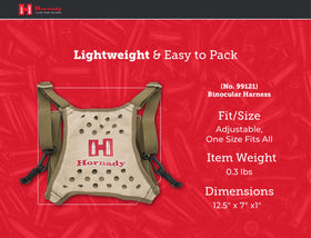 Hornady tether attachment on harness preventing drops and ensuring security