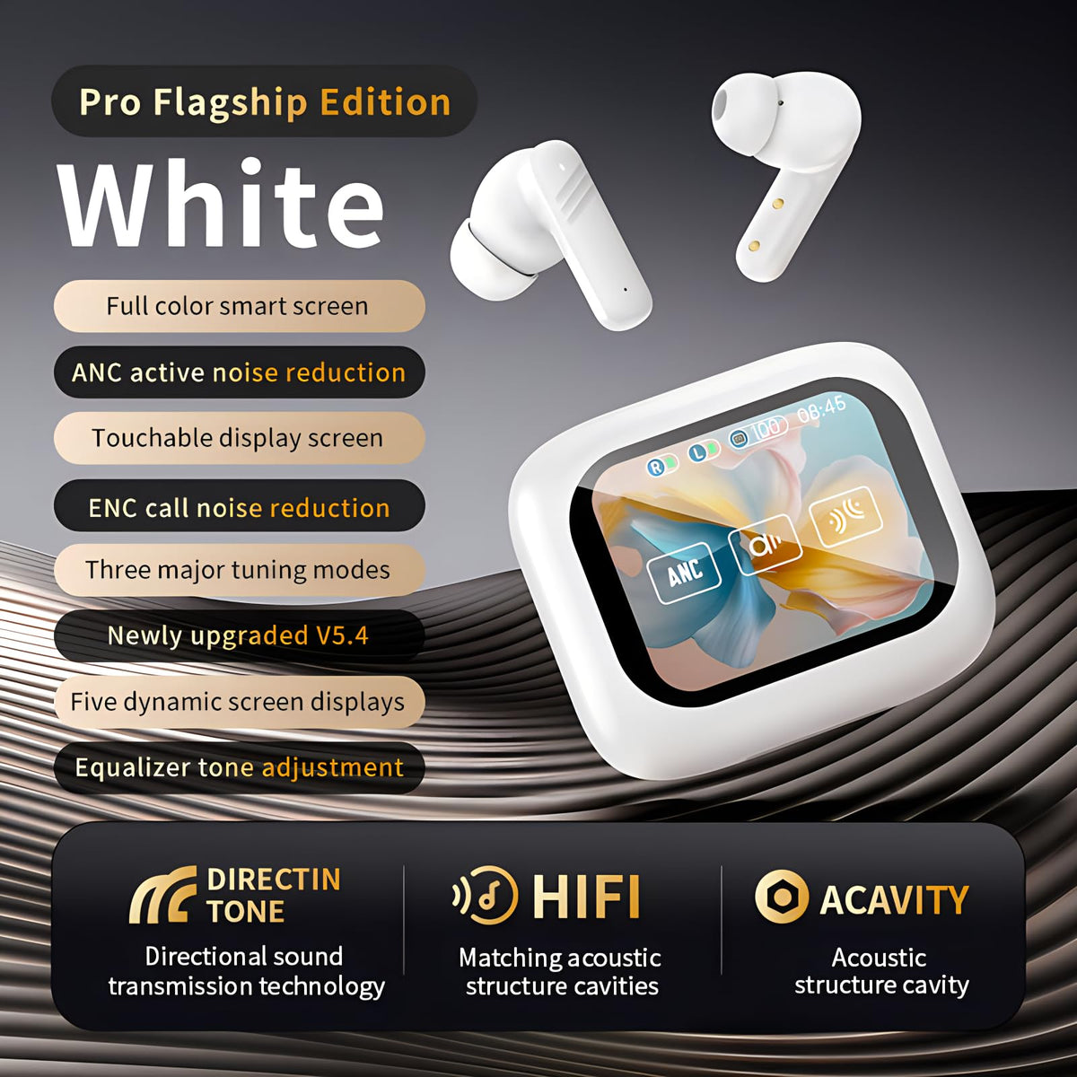 Hornorm ANC earbuds noise cancellation highlight immersive listening in noisy commutes.