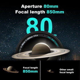 HOROX 850mm travel telescope kit ready for camping adventures