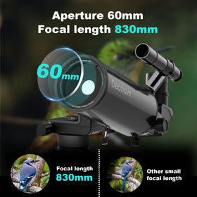 HOROX gimbal alignment system enables quick, precise targeting during setup.