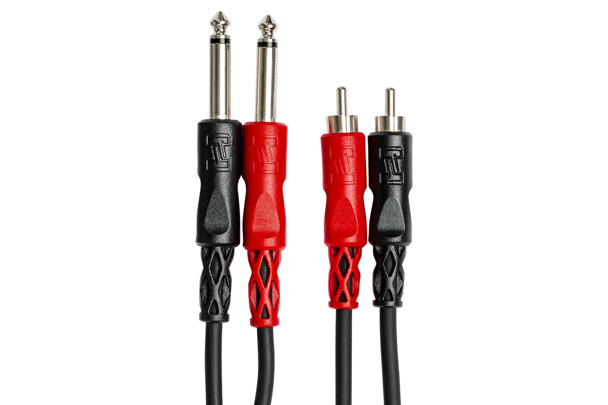 Hosa CPR-202 full cable length demonstrating flexibility and reach