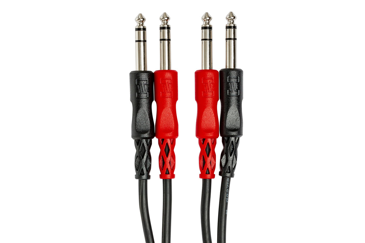 Hosa CSS204-4m oxygen-free copper conductors maximize signal clarity.