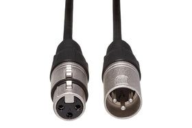 Hosa EBU-010 XLR3F to XLR3M connectors ensure secure, low-noise links.