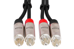Hosa HRR-005X2 road-ready durability suitable for frequent stage use.