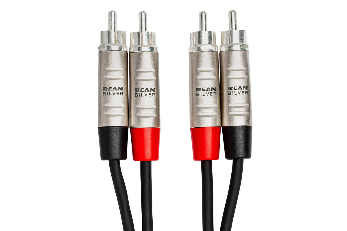 Hosa HRR-005X2 shows straight and right-angle options for tight stage layouts.