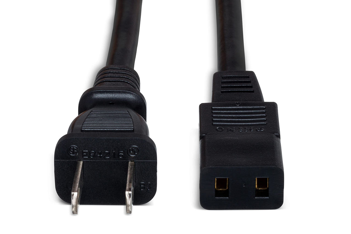 Hosa PWC-178 IEC C9 cable in-use for dependable power delivery.