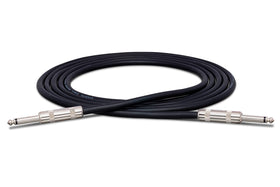 Hosa SKJ-620 front view showing 1/4 inch TS ends and cable benefit reliable connection