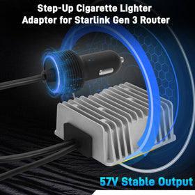 Hosile cigarette lighter plug detail showing vehicle-ready connection benefit